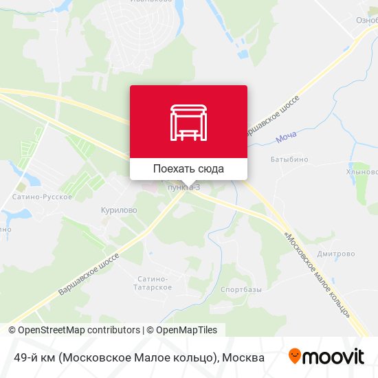 Карта 49-й км (Московское Малое кольцо)