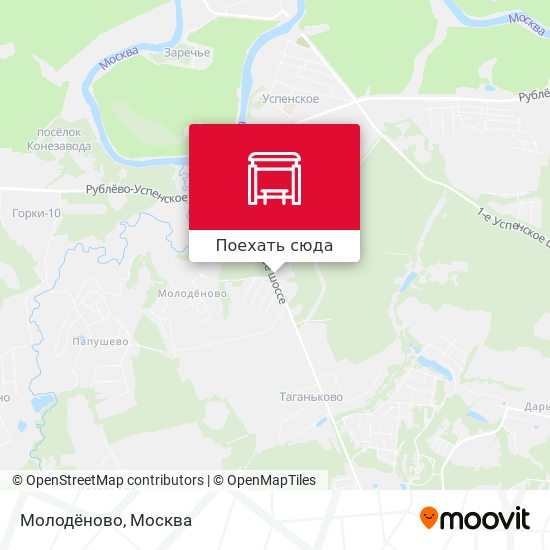 Карта Молодёново