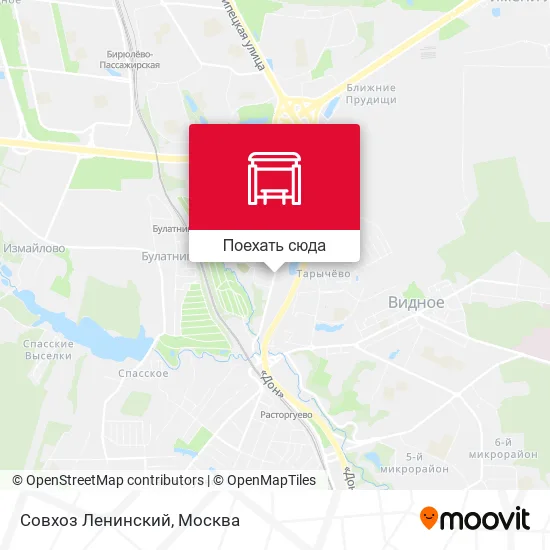 Карта Совхоз Ленинский