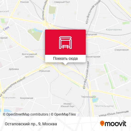 Карта Остаповский пр., 9