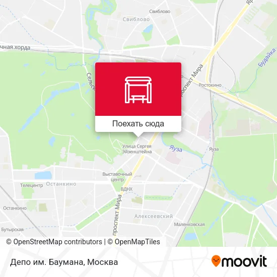 Карта Депо им. Баумана