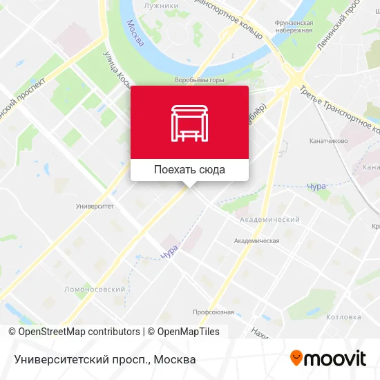 Карта Университетский просп.