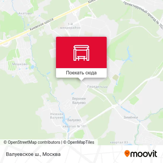 Карта Валуевское ш.