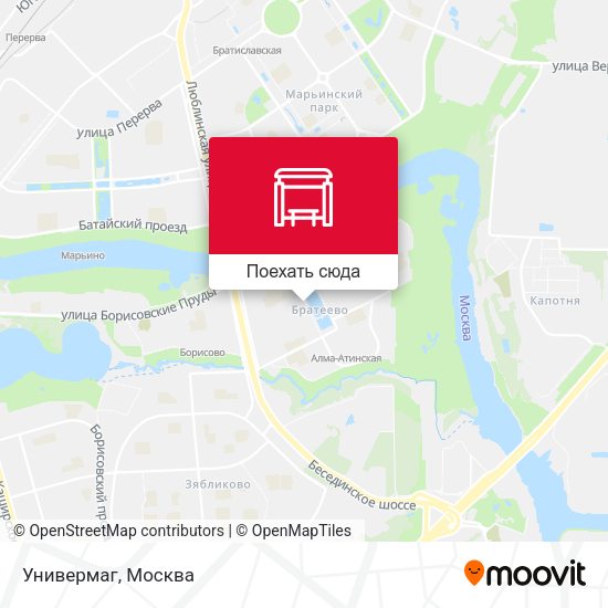 Карта Универмаг