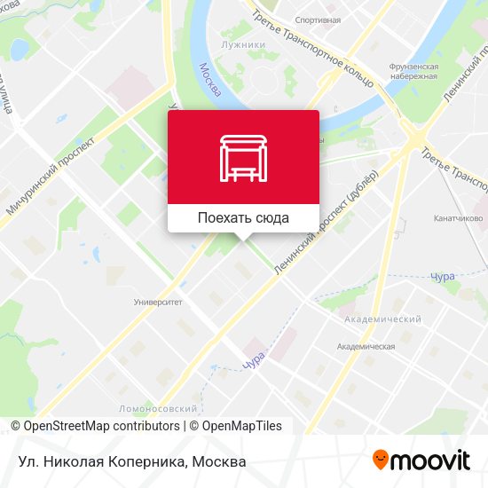 Карта Ул. Николая Коперника