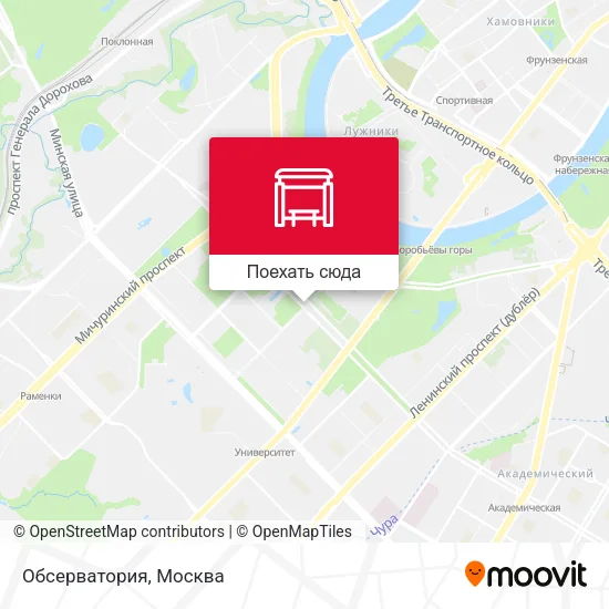 Карта Обсерватория