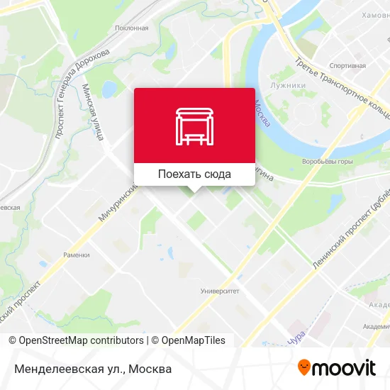 Карта Менделеевская ул.