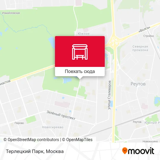 Карта Терлецкий Парк