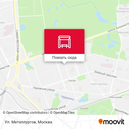 Карта Ул. Металлургов