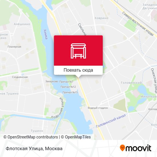 Карта Флотская Улица