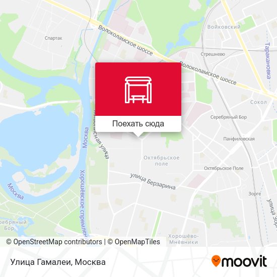 Карта Улица Гамалеи