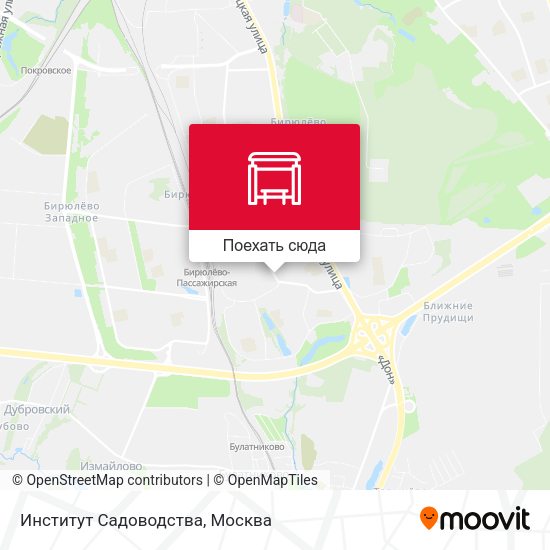 Карта Институт Садоводства