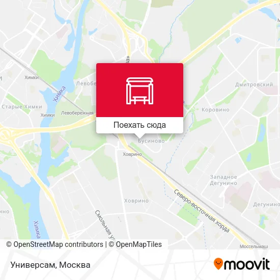 Карта Универсам
