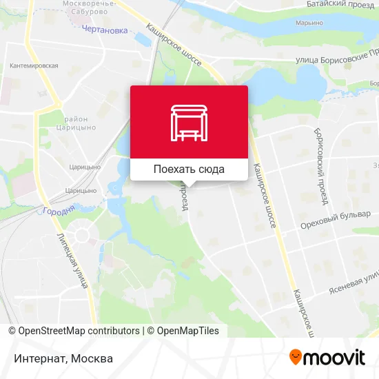 Карта Интернат