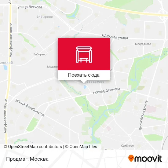 Карта Продмаг
