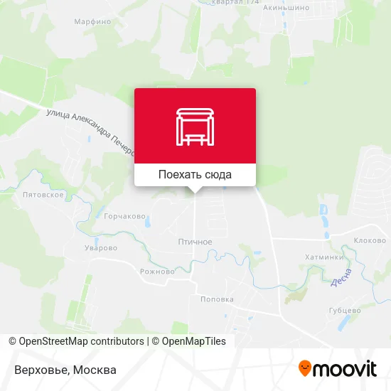 Карта Верховье