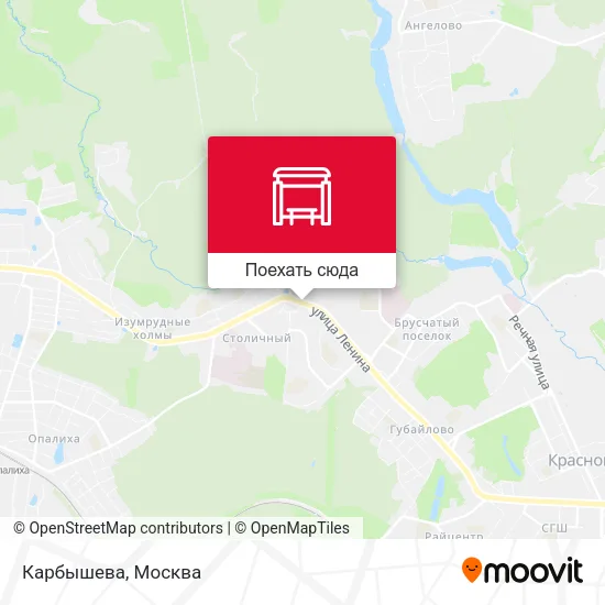 Карта Карбышева