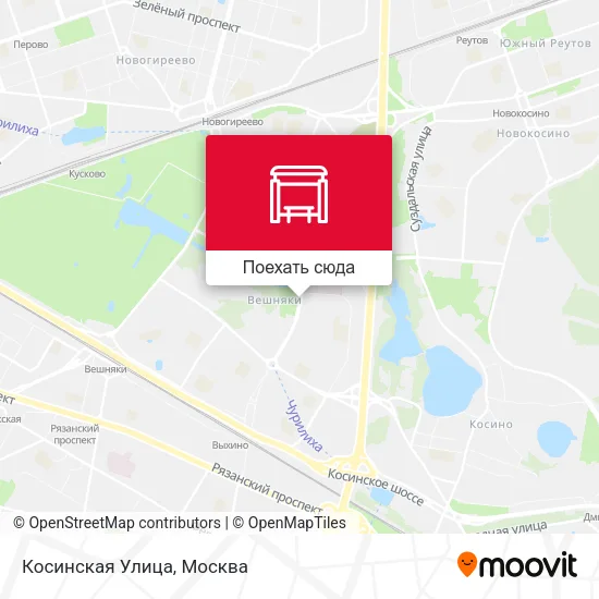 Карта Косинская Улица