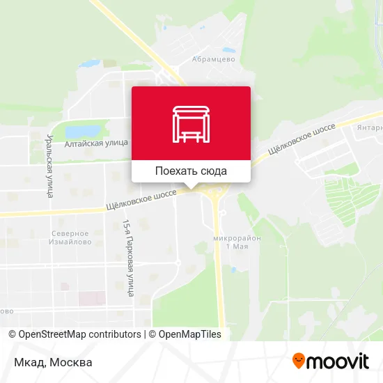 Карта Мкад