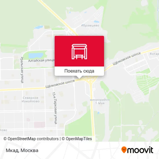 Карта Мкад
