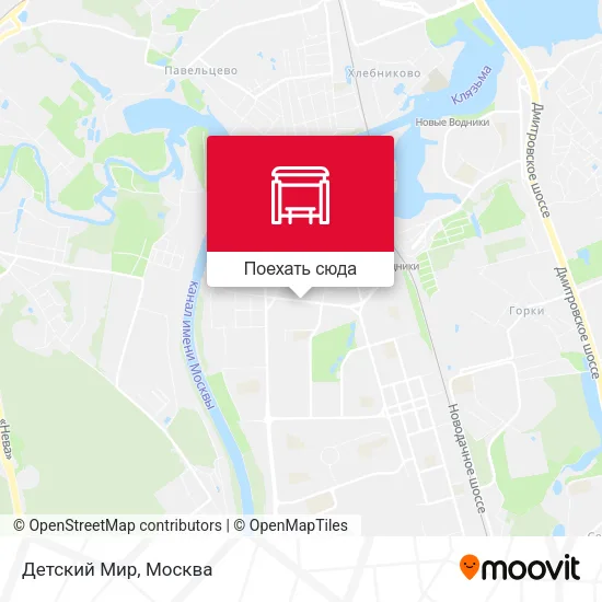 Карта Детский Мир