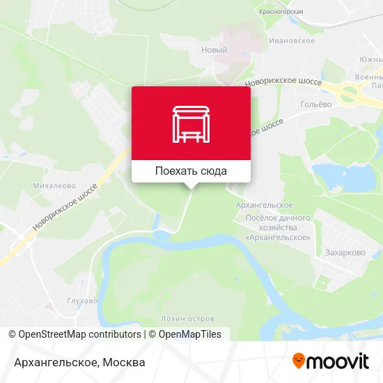 Карта Архангельское