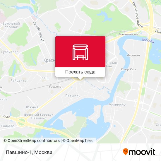 Карта Павшино-1