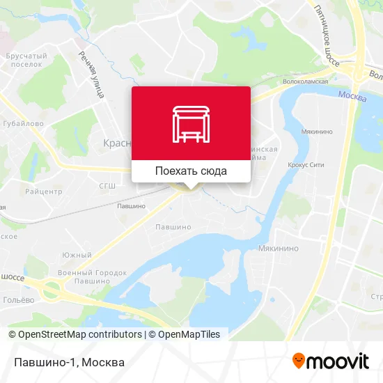 Карта Павшино-1