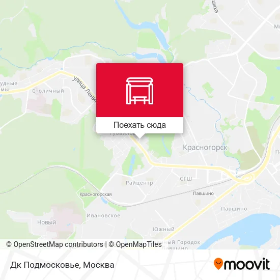 Карта Дк Подмосковье