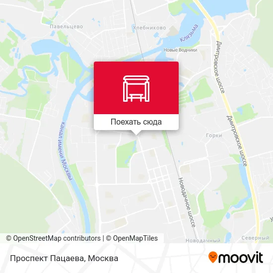 Карта Проспект Пацаева