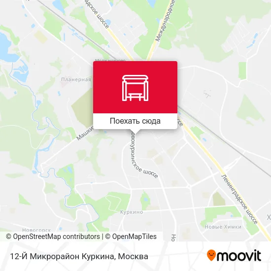 Карта 12-Й Микрорайон Куркина
