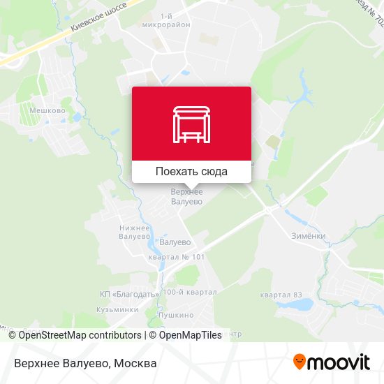 Карта Верхнее Валуево