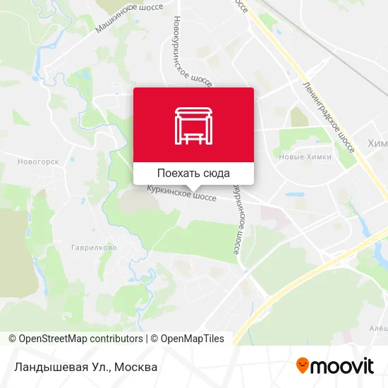 Карта Ландышевая Ул.