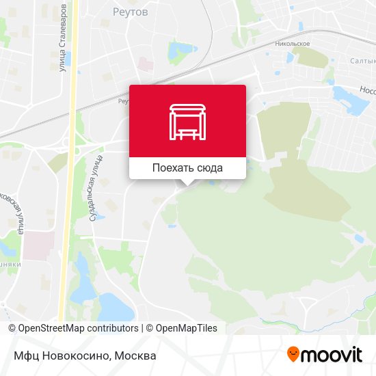 Карта Мфц Новокосино