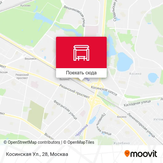 Карта Косинская Ул., 28