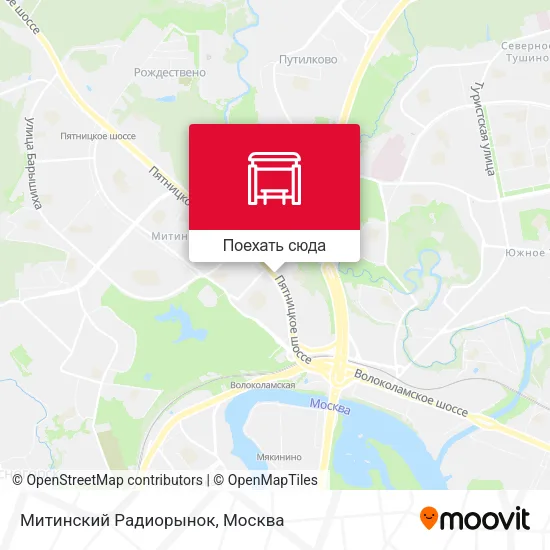 Карта Митинский Радиорынок
