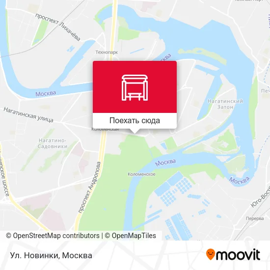 Карта Ул. Новинки