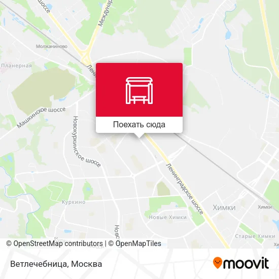 Карта Ветлечебница