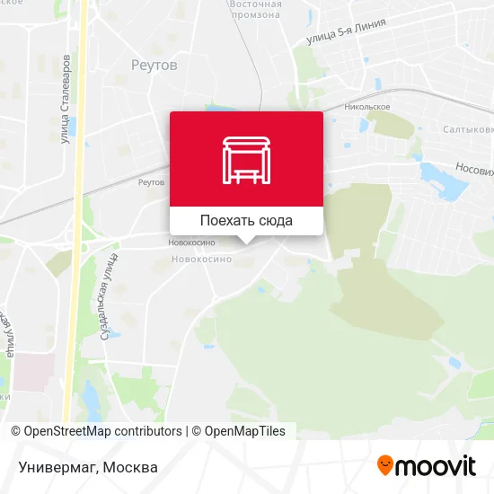 Карта Универмаг