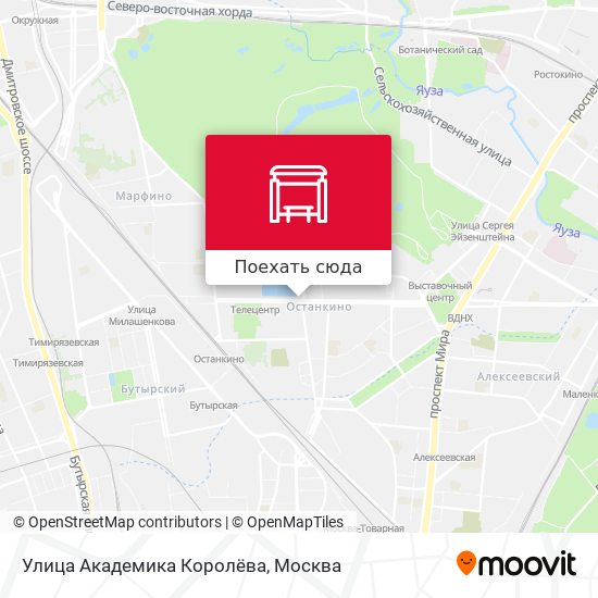Карта Улица Академика Королёва