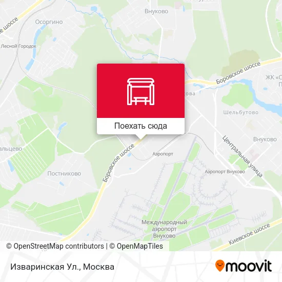 Карта Изваринская Ул.