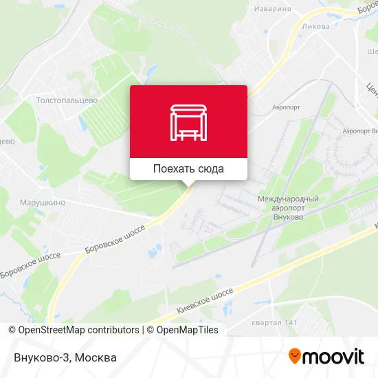 Карта Внуково-3