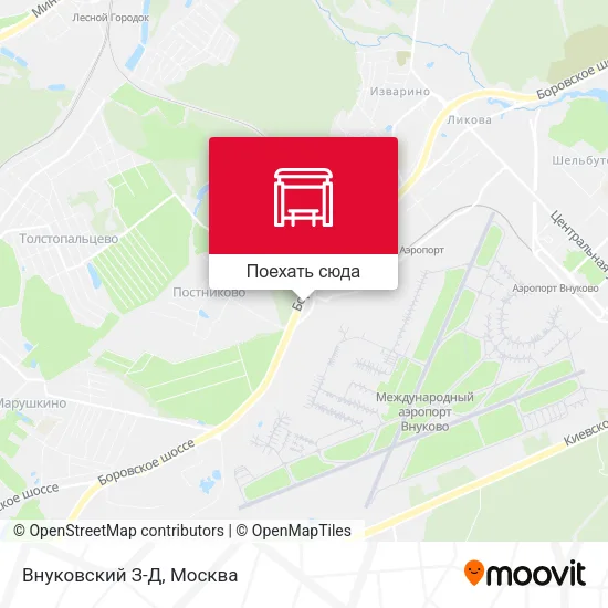 Карта Внуковский З-Д
