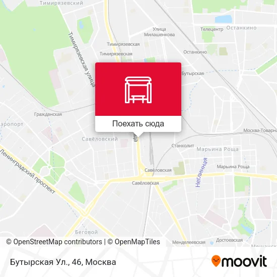Карта Бутырская Ул., 46