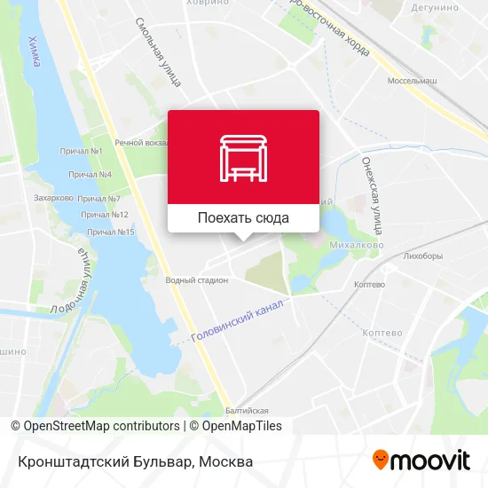 Карта Кронштадтский Бульвар