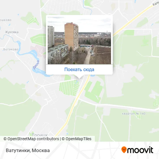 Карта Ватутинки
