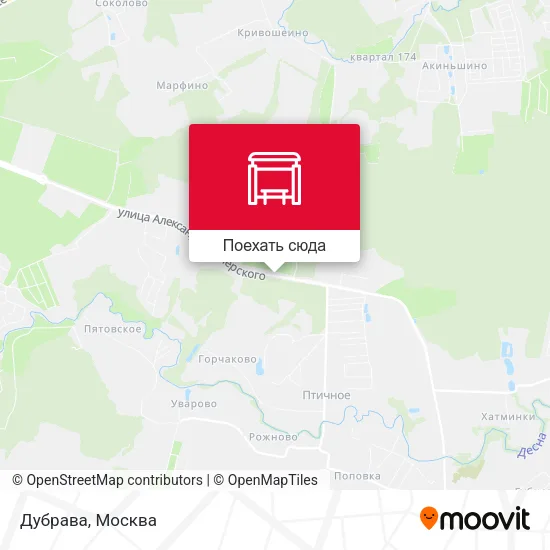 Карта Дубрава