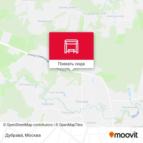Карта Дубрава