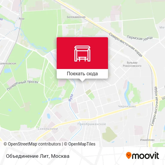 Карта Объединение Лит