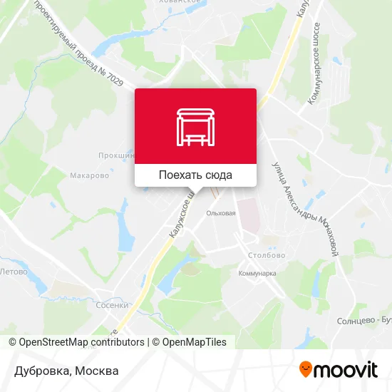 Карта Дубровка